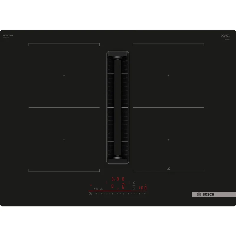 Série 6, Table induction aspirante, 70 cm, sans cadre BOSCH PVQ711H26E