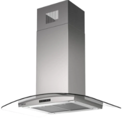 Hotte îlot verre/inox 90 cm AIRLUX AHI971IX