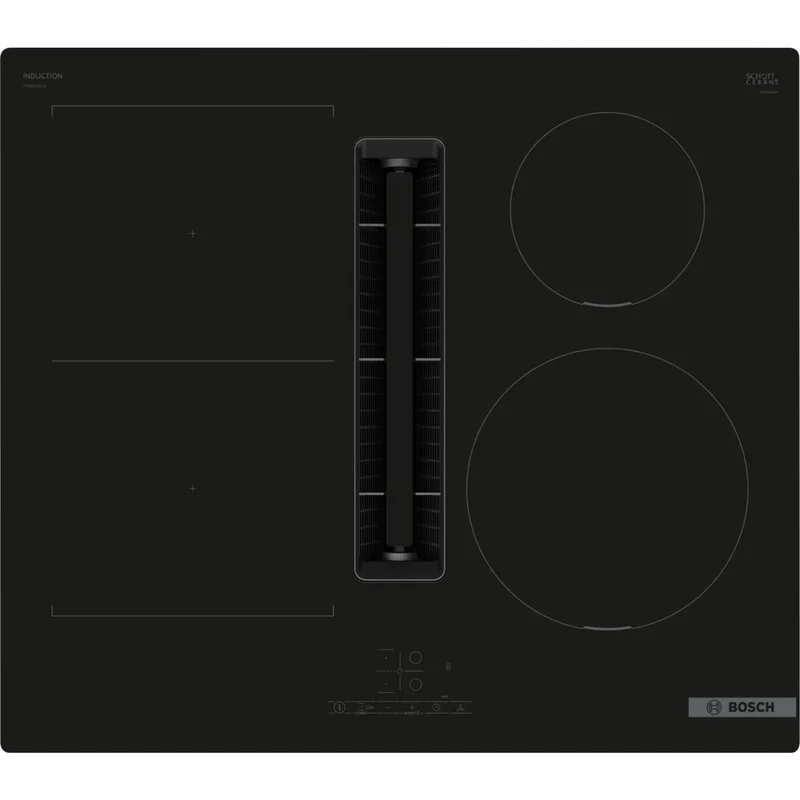 Série 4, Table induction aspirante, 60 cm, sans cadre BOSCH PVS611B16E
