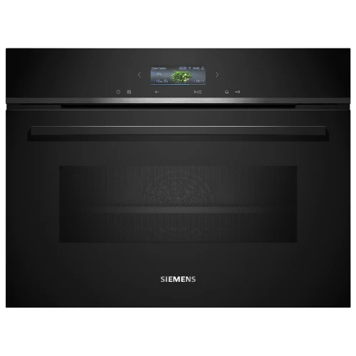 iQ700, Four intégrable compact avec fonction micro-ondes, 60 x 45 cm, Noir SIEMENS CM724G1B1