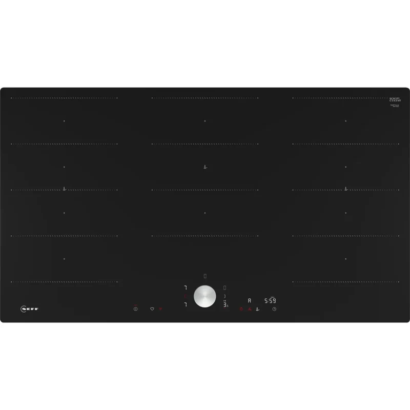 N 90, Table à induction, 90 cm, Noir, à fleur de plan NEFF T69PTX4L0