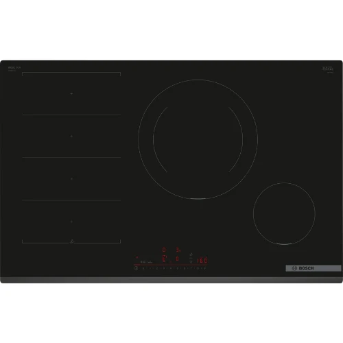 Série 6, Table à induction, 80 cm, Noir, sans cadre BOSCH PXE831HC1E