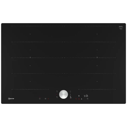 N 90, Table à induction, 80 cm, Noir, à fleur de plan NEFF T68PTY4L0