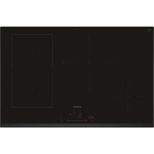 iQ500, Table à induction, 80 cm, Noir, sans cadre SIEMENS ED851HSB1E