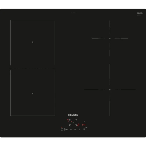 iQ500, Table à induction, 60 cm, Noir, sans cadre SIEMENS EE611BPB5E