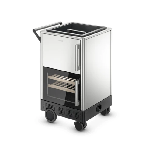 MoBar 300 S bar extérieur mobile 220 - 240 V, le réfrigérateur monozone en acier inoxydable dometic