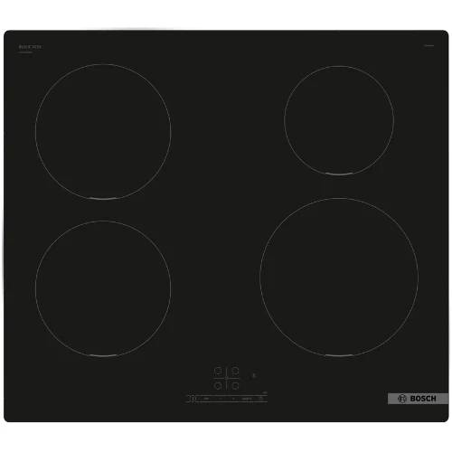 Série 4, Table à induction, 60 cm, Noir, sans cadre BOSCH PUE611BB5E