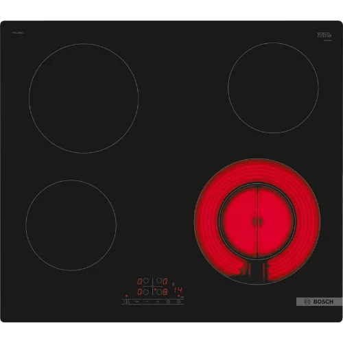 Série 4, Table électrique, 60 cm, Noir, sans cadre BOSCH PKF611BB8E