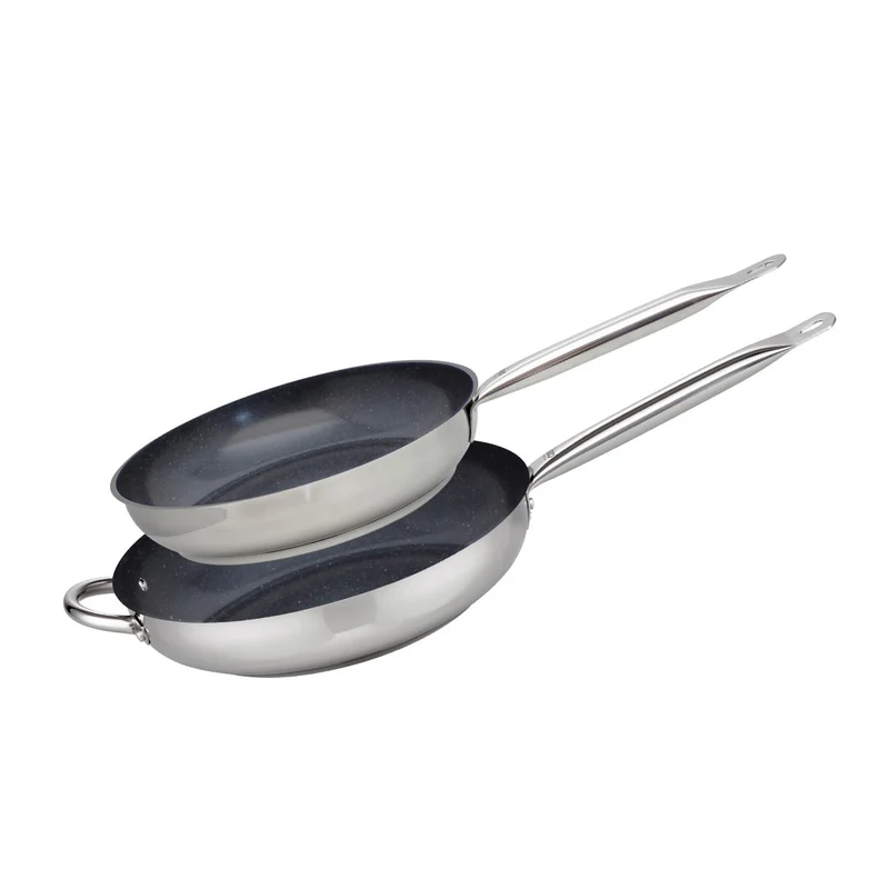 Set de 2 Poêles 28 et 32 cm céramique sans PFAS Profi Therm Platinum Elo