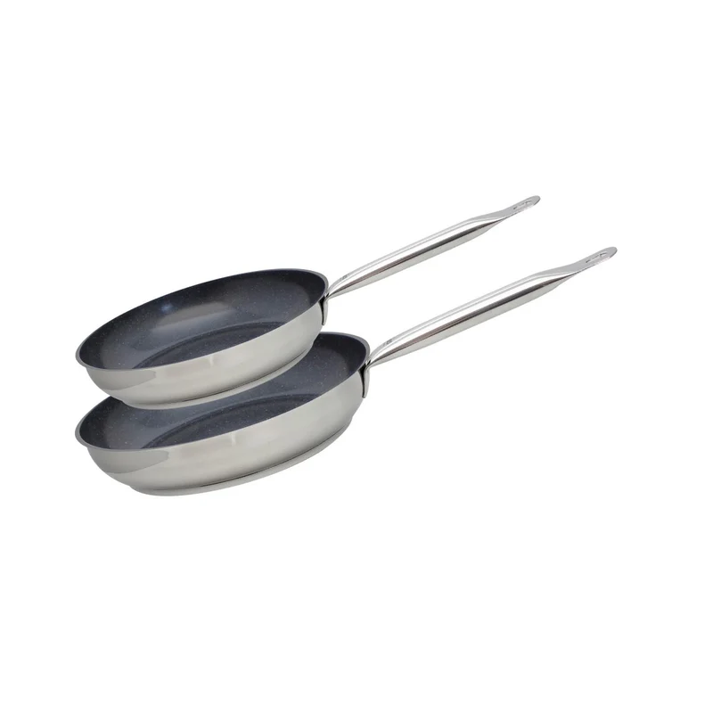 Set de 2 Poêles 24 et 28 cm céramique sans PFAS Profi Therm Platinum Elo