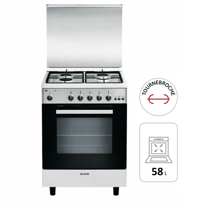 Cuisinière Alpha 60 x 50 CM GLEM GA650CMIX