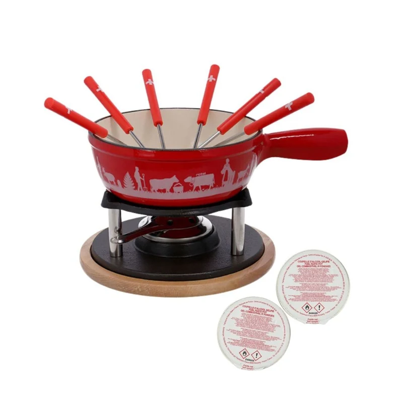 Service à fondue au fromage pour 6 personnes Rotel Swiss Tradition