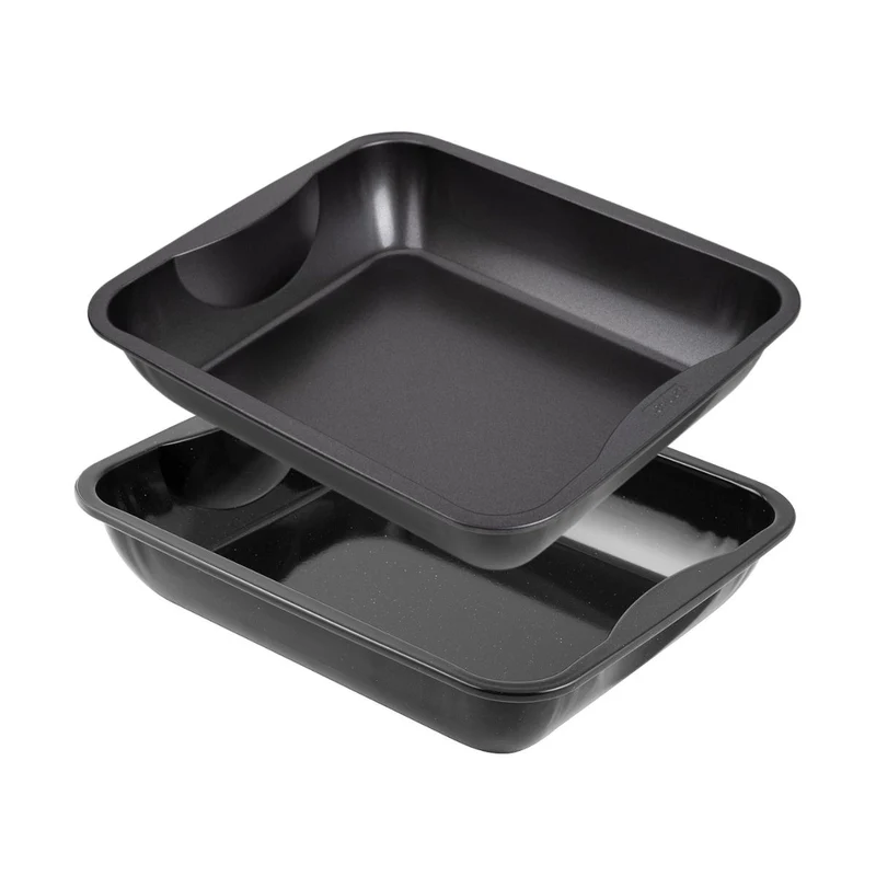 Lot de 2 plats à four XXL rectangles 40 x 24 cm Zenker Special Cooking