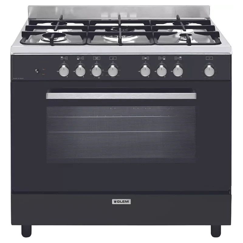CUISINIÈRE MIXTE CATALYSE 90 x 60 CM GLEM GE960CVBK2