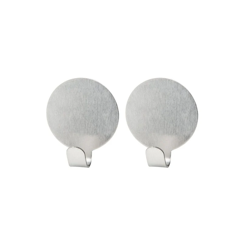 Lot de 2 crochet adhésifs ronds Fackelmann Tecno