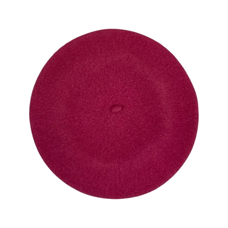 Vintage Raspberry Pink Beret