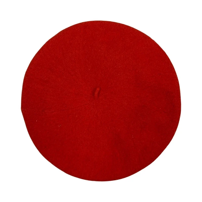 Vintage 80s Red Beret