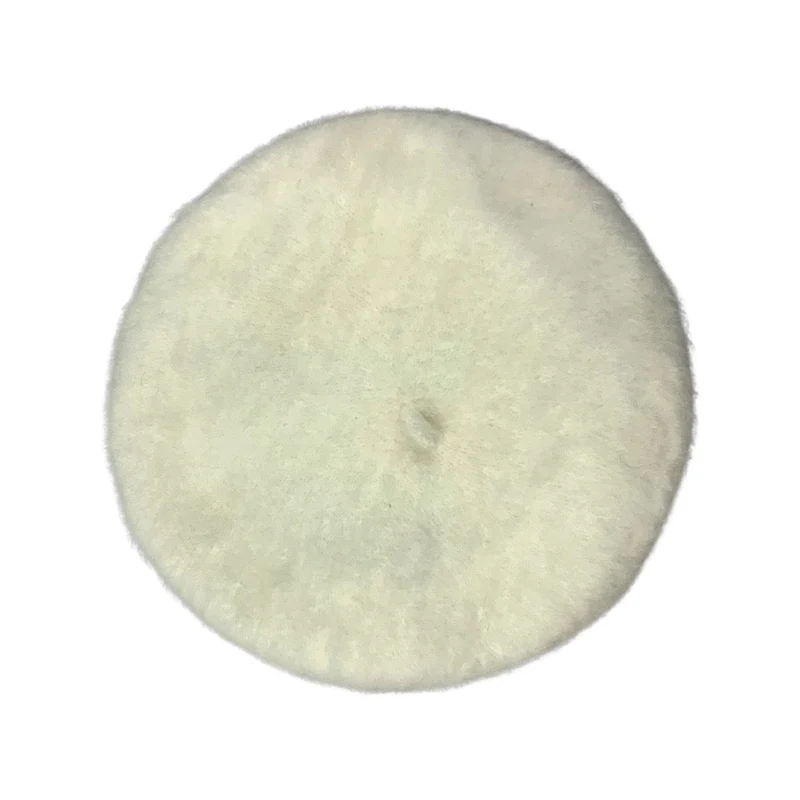 Vintage White Angora Beret
