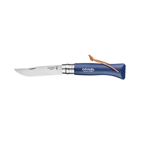 Couteau pliant N°08 baroudeur bleu foncé 8,5 cm Opinel
