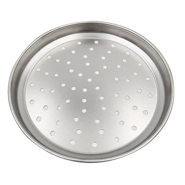 Plaque à pizza perforée inox 28 cm Steel Pan