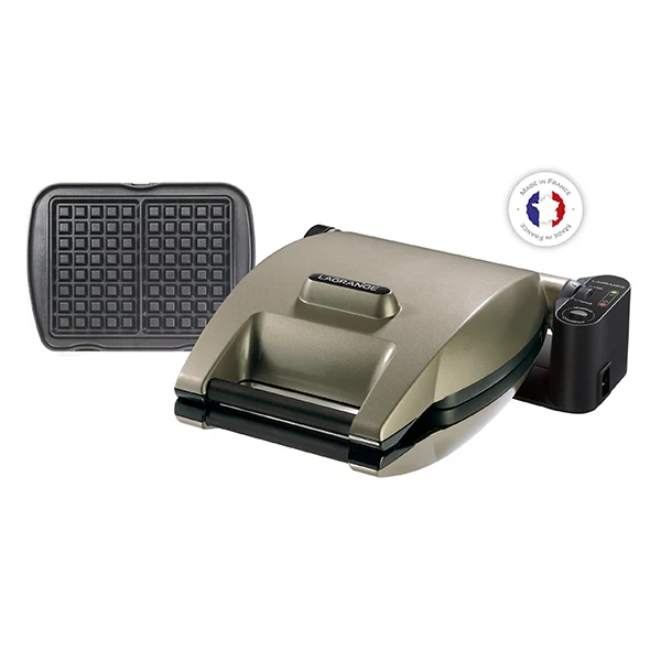 Gaufrier électrique Premium Gaufres® taupe 1200 W Lagrange