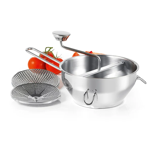 Moulin à légumes inox 3 grilles KC.MOUL-21.3 Kitchen Chef Professional