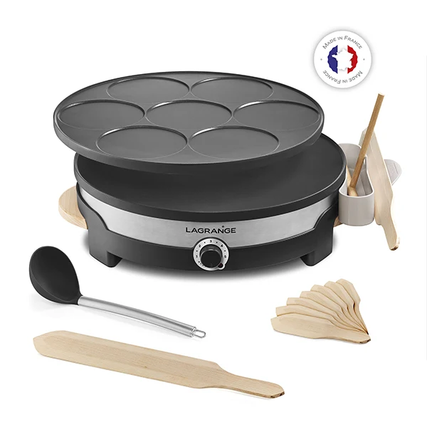 Crêpière Tradi'Duo double plaques 1500 W Lagrange