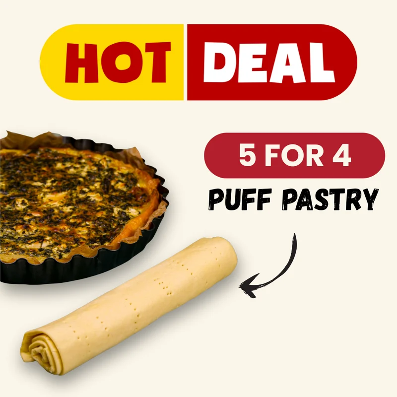 PACK MAXI VALUE : 5 pâtisseries feuilletées