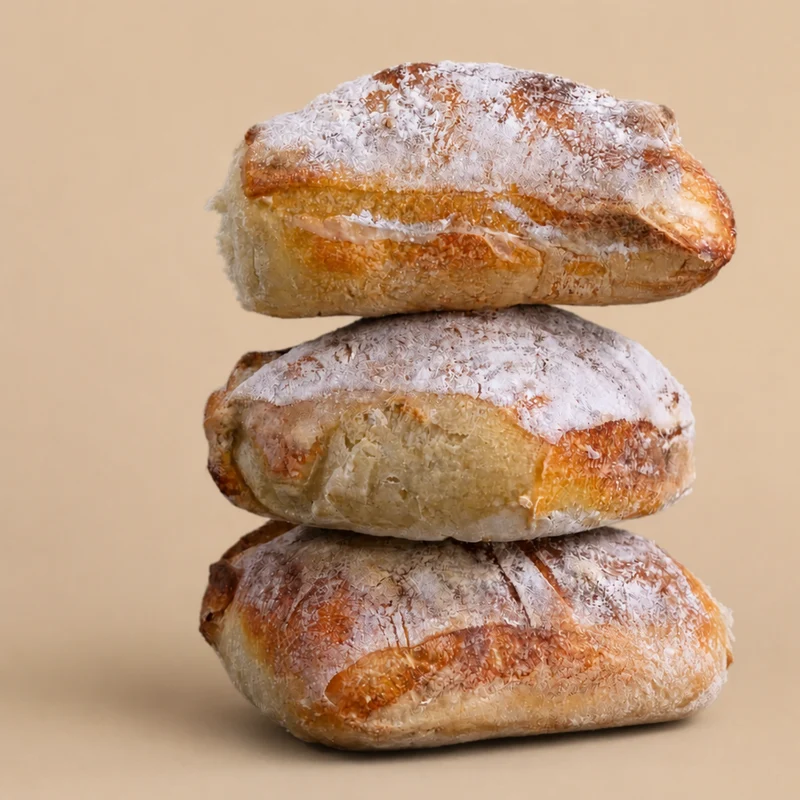 Pains à sandwich au levain ciabatta (paquet de 3)