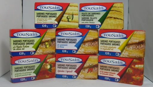 Sardines Tousain à l'huile d'olive