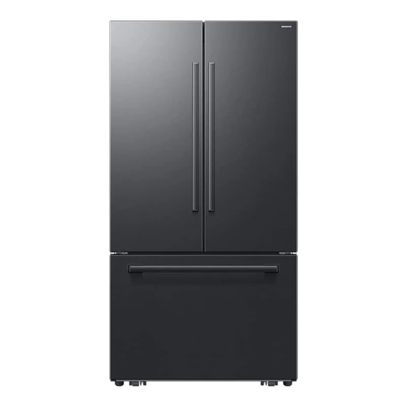 Réfrigérateur à portes françaises 36 po, 29,5 pi³ Noir mat avec Distributeur d'eau et Compresseur IA Inverter