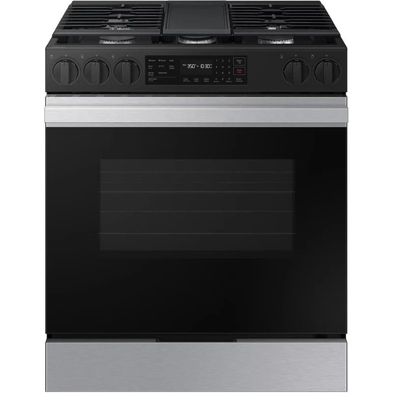 Samsung Cuisinière à gaz Smart Bespoke de 6,0 pi cu NSG6DG8300SR/AA