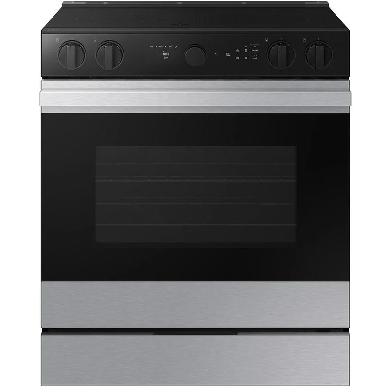 Samsung Cuisinière électrique Smart Bespoke de 6,3 pi cu NSE6DG8700SR/AC