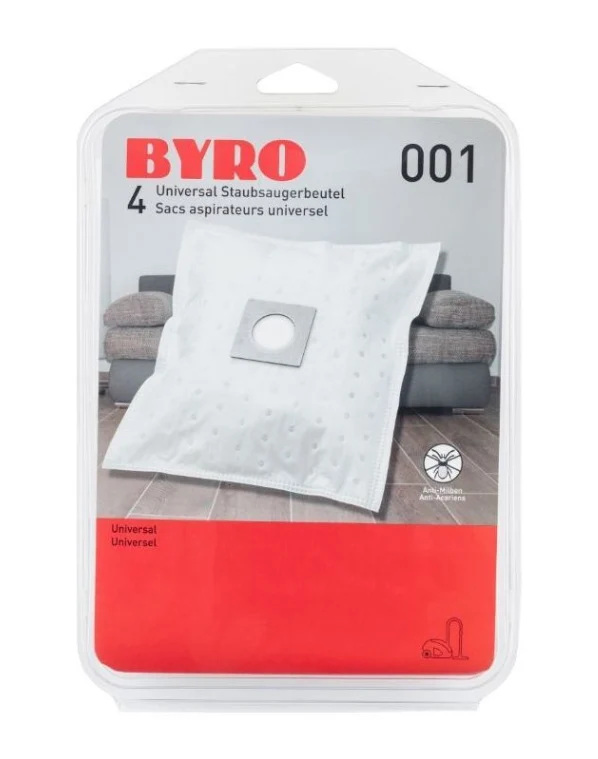 Byro Universal Staubsaugerbeutel 001 | 4 Stück
