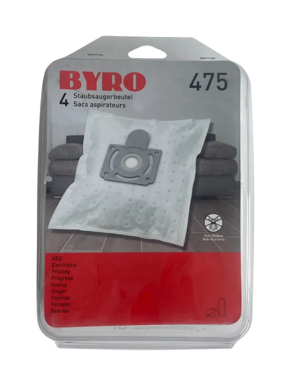 Byro 475 Staubsaugerbeutel | 4 Stück