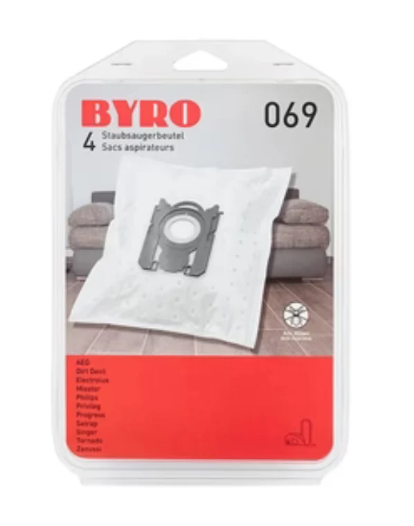 Byro 069 Staubsaugerbeutel | 4 Stück