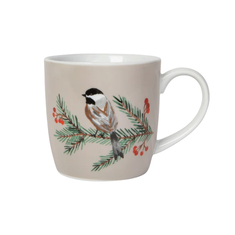 Tasse oiseaux et branches