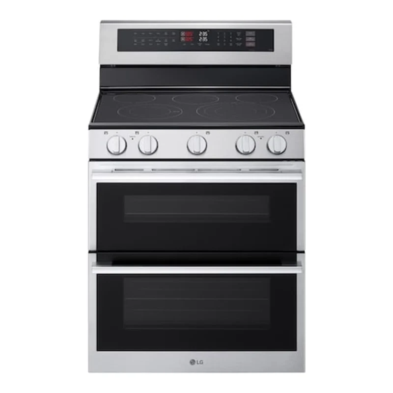 Cuisinière électrique 30 po, double four 7,3 pi³, ProBake Convection, Air Fry Inox