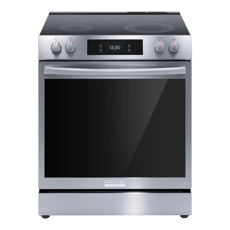 Cuisinière électrique encastrable 30 po, 6,2 pi³ Inox avec Convection totale, Air Fry et Sans préchauffage
