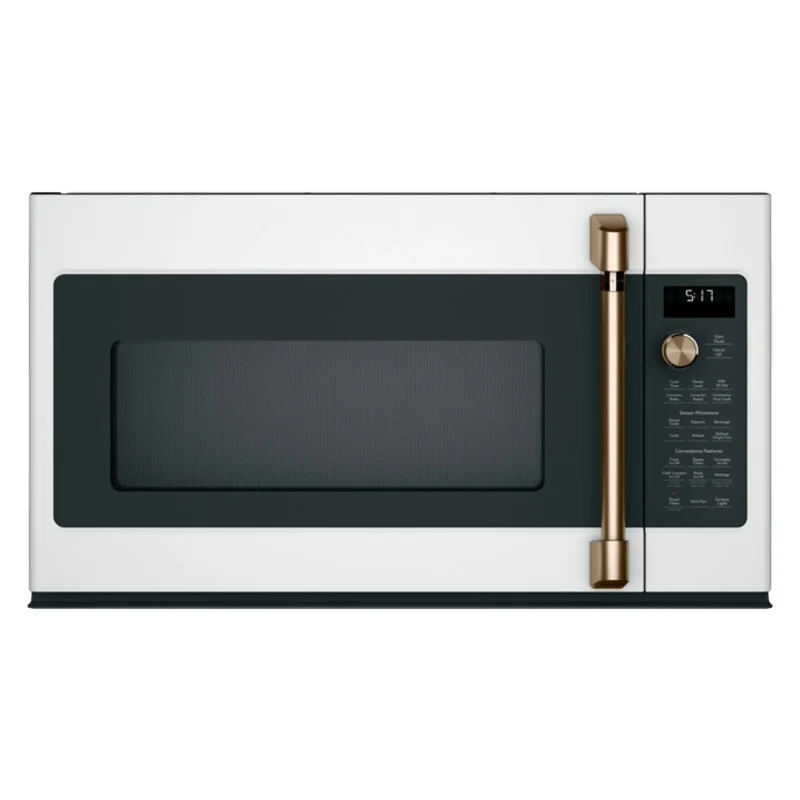 Micro-ondes à hotte intégrée 30 po, 1,7 pi³ Blanc mat avec Convection et Cuisson à la vapeur