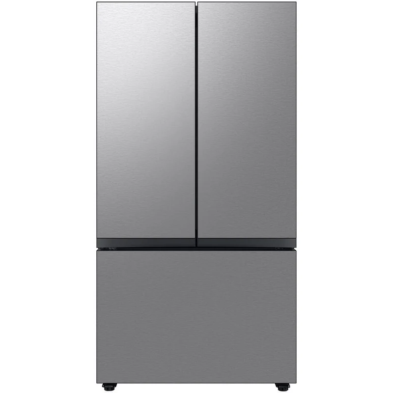 Samsung Réfrigérateur trois portes avec porte à deux battants Bespoke de 36 po., 30 pi.cu. avec machine à glaçon double RF30BB6200QLAA