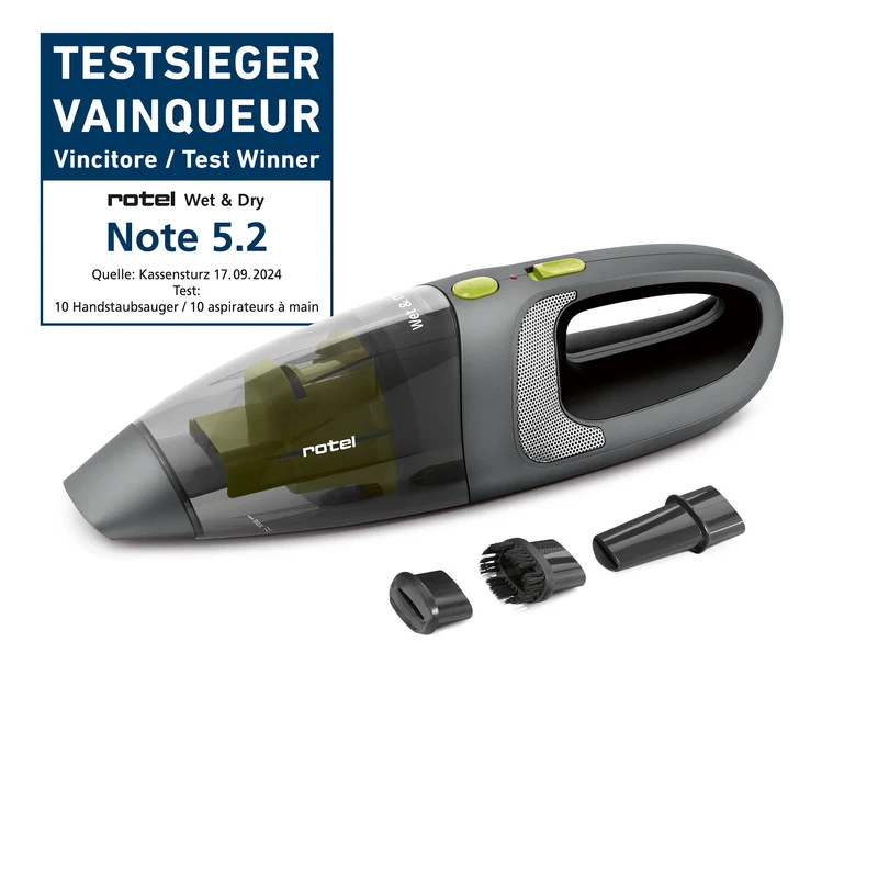 Kabelloser Handstaubsauger Wet & Dry von rotel