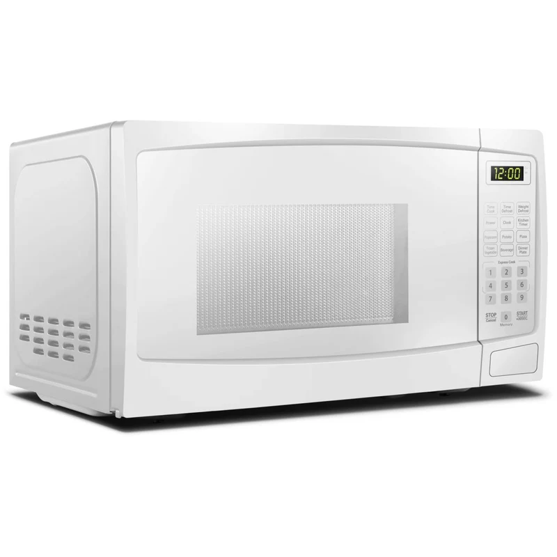 Danby Four à micro-ondes de comptoir de 17 po., 0,7 pi.cu. avec dégivrage automatique DBMW0720BWW