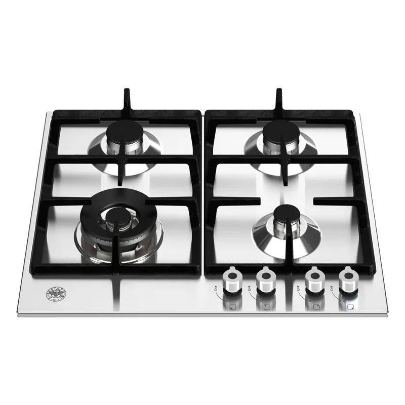 Plaque de cuisson au gaz 24 po, Inox à 4 brûleurs avec brûleur à double anneau - Série Professional
