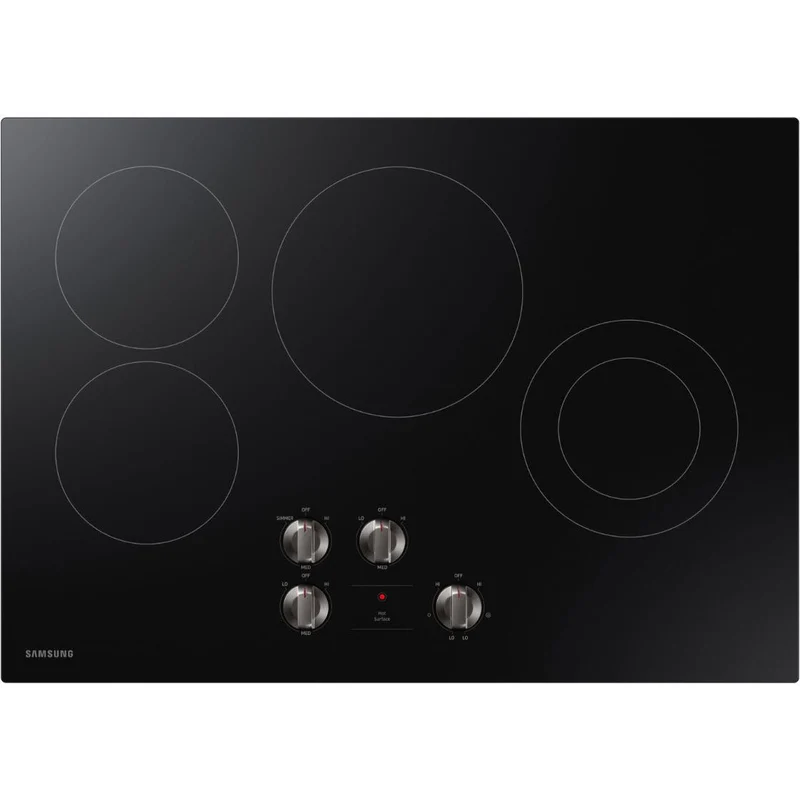 Samsung Table de cuisson encastrée électrique de 30 po. avec indicateur de surface chaude NZ30R5330RK/AA