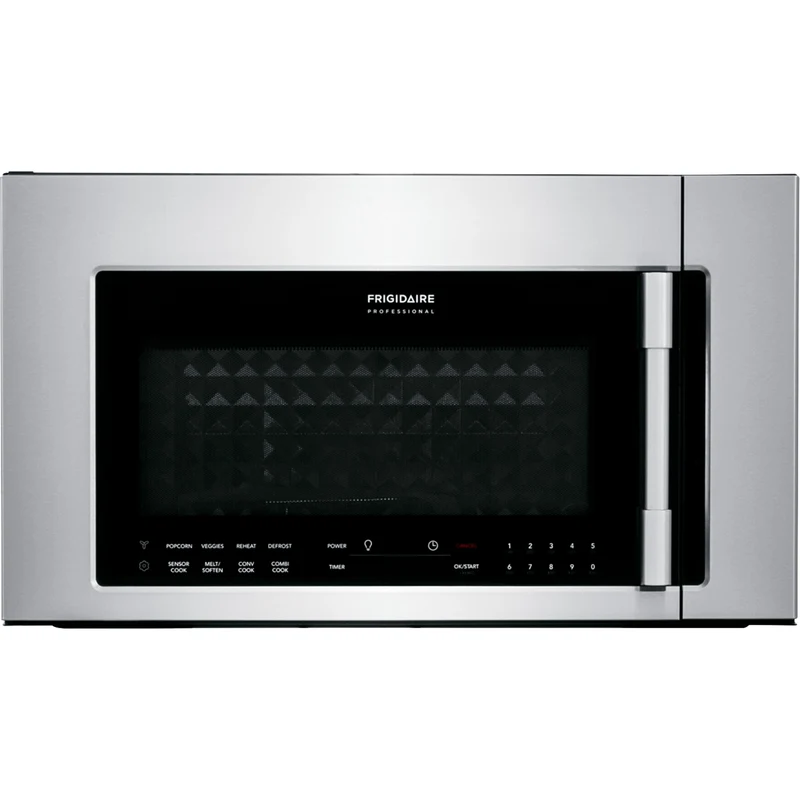 Frigidaire Professional Four à micro-ondes à hotte intégrée de 30 po, 1.8 pi cu avec convection CPBM3077RF