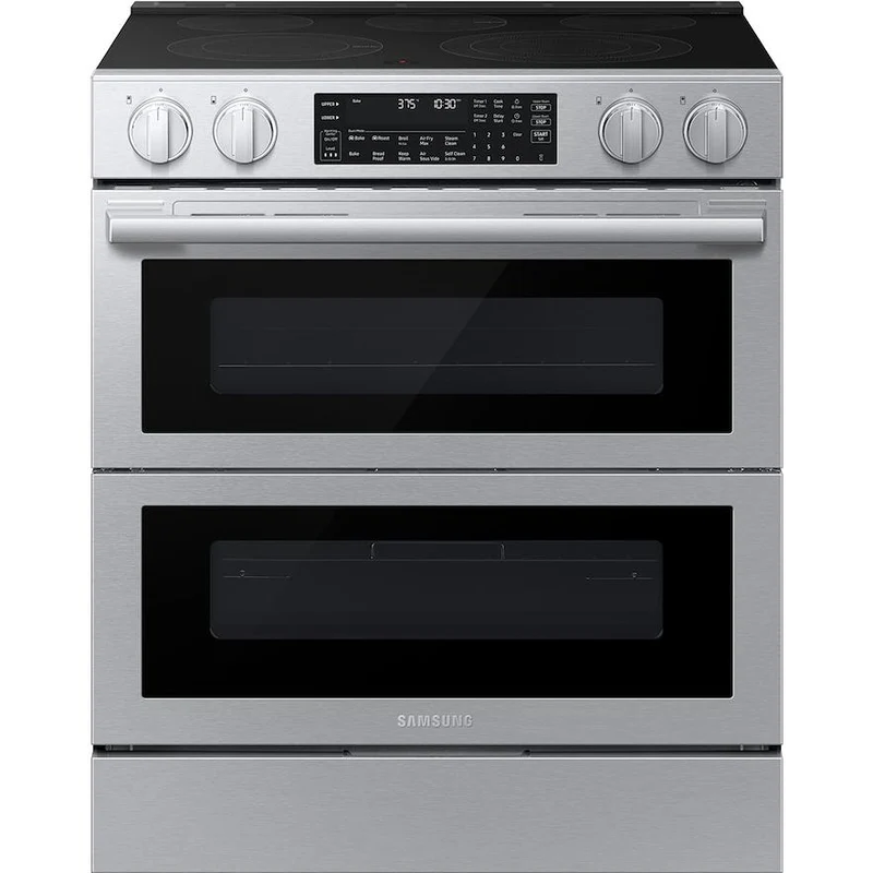 Samsung Cuisinière encastrable électrique de 30 pouces avec convection véritable avec Air Fry Max NSE90H63DRAC