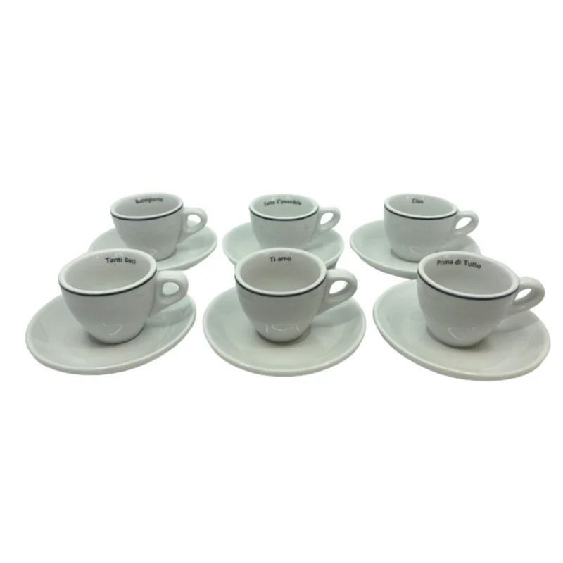 Ensemble de tasses à espresso Parole