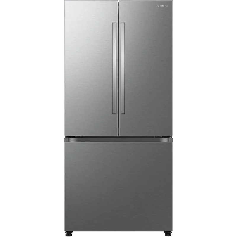 Samsung Réfrigérateur à portes françaises Bespoke AI à 3 portes de 33 pouces, 25 pi. cu. RF25C5A01SRAA