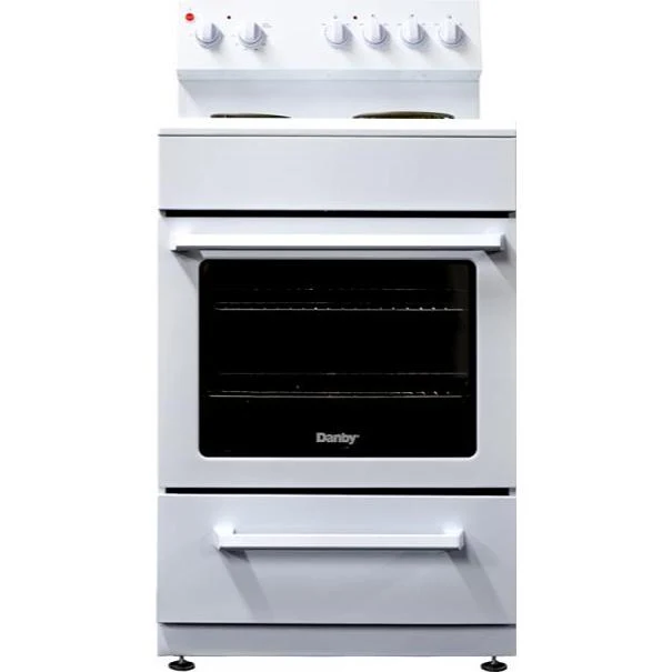 Danby Cuisinière électrique encastrable de 24 pouces avec commandes arrière DER240B1WC